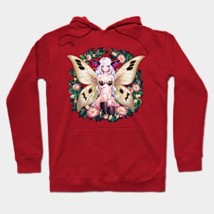 Moth Girl anime, cute giant monster kawaii anime tee Hoodie